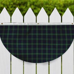 ScotsTee Shop Scottish MacEwan Modern Tartan Non-Pleated Fan Flag Bunting Banner