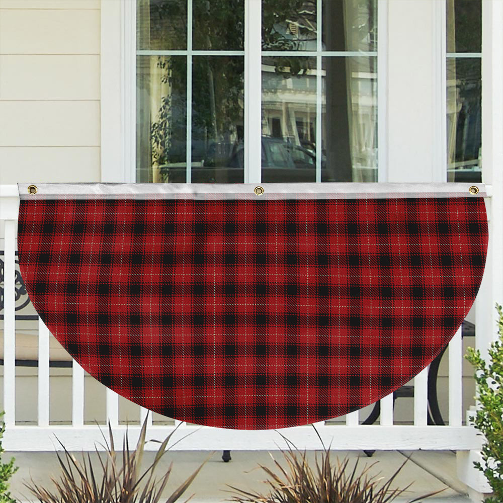 ScotsTee Shop Scottish MacIvor Tartan Non-Pleated Fan Flag Bunting Banner
