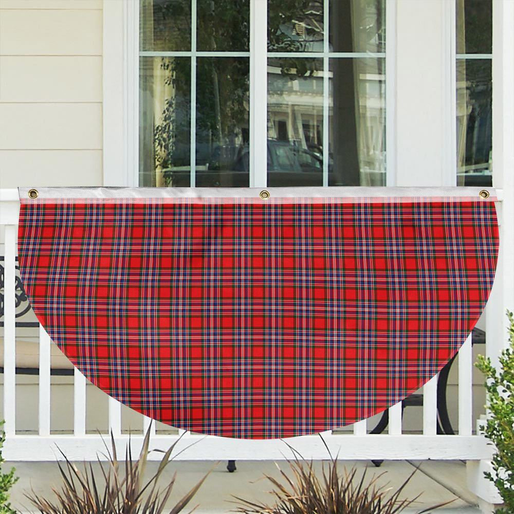 ScotsTee Shop Scottish McFarland Modern Tartan Non-Pleated Fan Flag Bunting Banner