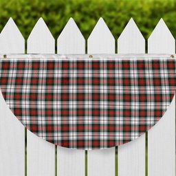 ScotsTee Shop Scottish MacDuff Dress Modern SC Tartan Non-Pleated Fan Flag Bunting Banner