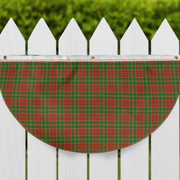 ScotsTee Shop Scottish MacDonald of Kingsburgh Ancient Tartan Non-Pleated Fan Flag Bunting Banner