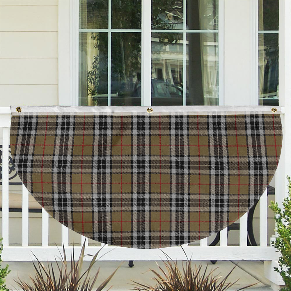 ScotsTee Shop Scottish Thomson Camel Tartan Non-Pleated Fan Flag Bunting Banner