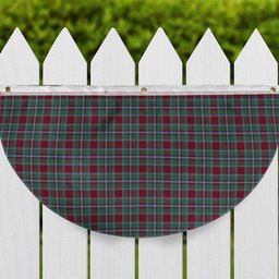 ScotsTee Shop Scottish Spens Tartan Non-Pleated Fan Flag Bunting Banner