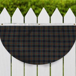 ScotsTee Shop Scottish Stewart Black 2 Tartan Non-Pleated Fan Flag Bunting Banner