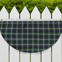 ScotsTee Shop Scottish MacKenzie Dress Tartan Non-Pleated Fan Flag Bunting Banner