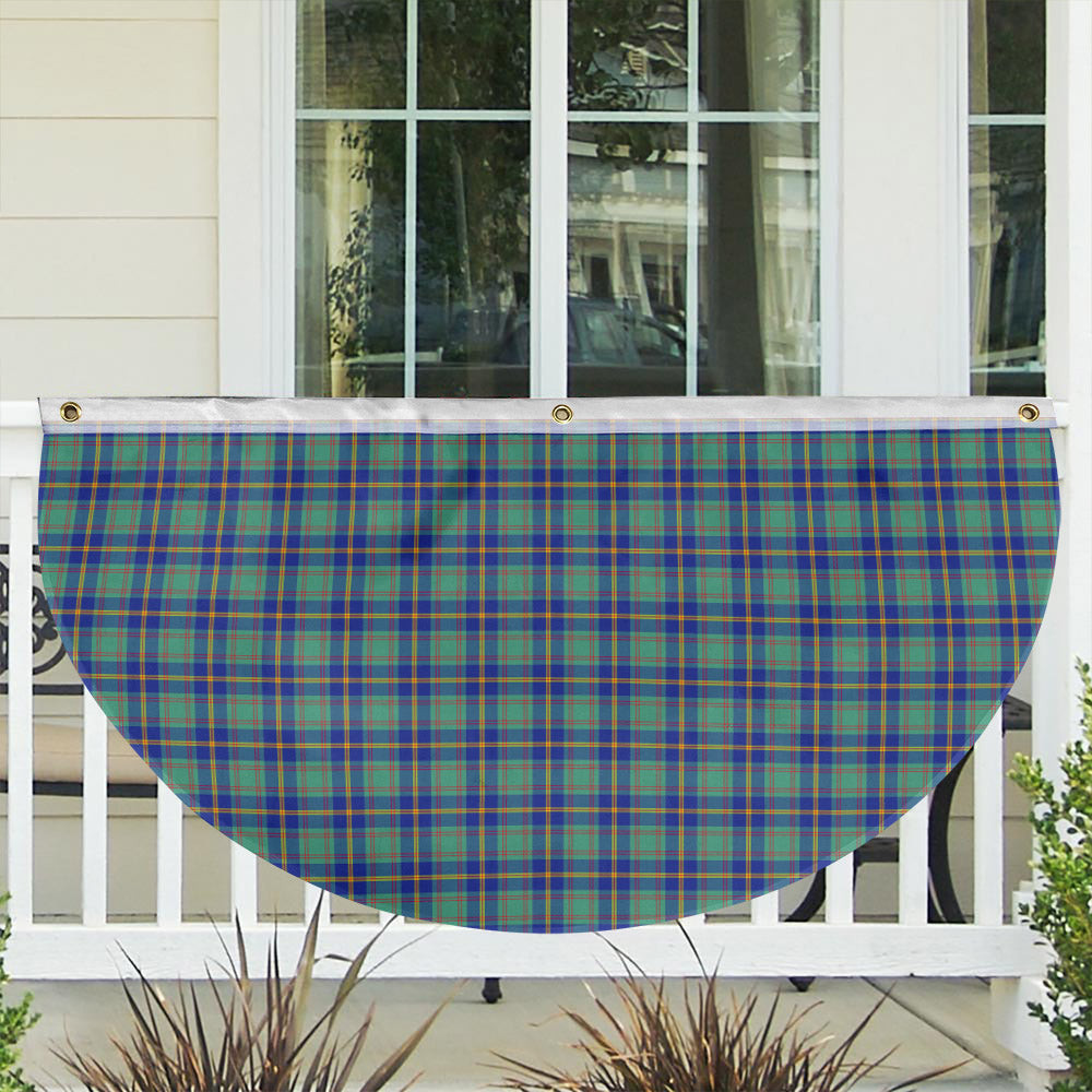 ScotsTee Shop Scottish US Marine Tartan Non-Pleated Fan Flag Bunting Banner