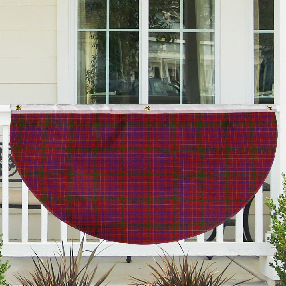 ScotsTee Shop Scottish Lumsden of Clova Tartan Non-Pleated Fan Flag Bunting Banner