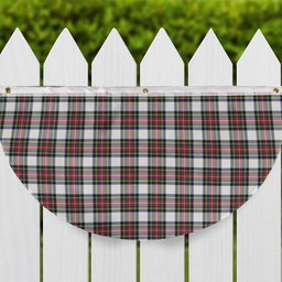 ScotsTee Shop Scottish Stewart Dress Modern Tartan Non-Pleated Fan Flag Bunting Banner