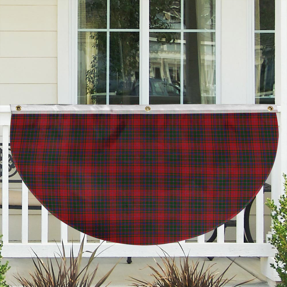 ScotsTee Shop Scottish MacDougall 1966 Tartan Non-Pleated Fan Flag Bunting Banner