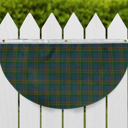 ScotsTee Shop Scottish Yorkland Tartan Non-Pleated Fan Flag Bunting Banner
