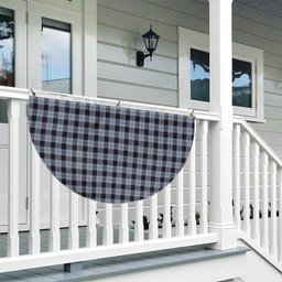 ScotsTee Shop Scottish Royal Canadian Air Force Tartan Non-Pleated Fan Flag Bunting Banner