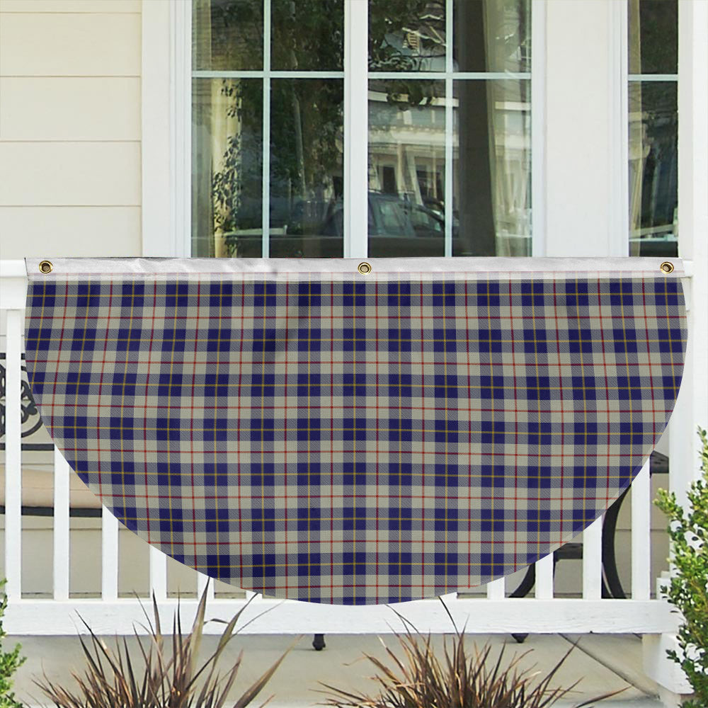 ScotsTee Shop Scottish MacRae of Conchra Tartan Non-Pleated Fan Flag Bunting Banner