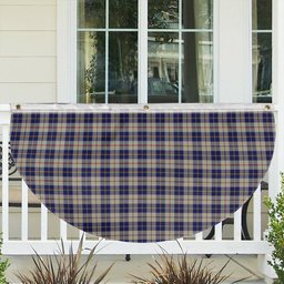 ScotsTee Shop Scottish MacRae of Conchra Tartan Non-Pleated Fan Flag Bunting Banner