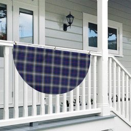 ScotsTee Shop Scottish Kinnaird Modern Tartan Non-Pleated Fan Flag Bunting Banner