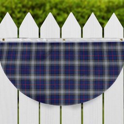 ScotsTee Shop Scottish Kinnaird Modern Tartan Non-Pleated Fan Flag Bunting Banner