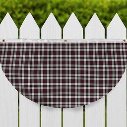 ScotsTee Shop Scottish Little Dress Modern Tartan Non-Pleated Fan Flag Bunting Banner