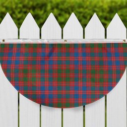 ScotsTee Shop Scottish McColl Old Ancient Tartan Non-Pleated Fan Flag Bunting Banner