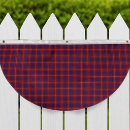 ScotsTee Shop Scottish Hamilton Tartan Non-Pleated Fan Flag Bunting Banner