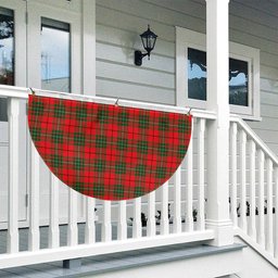 ScotsTee Shop Scottish McAulay Modern Tartan Non-Pleated Fan Flag Bunting Banner