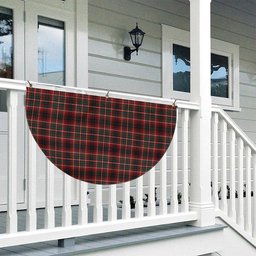 ScotsTee Shop Scottish Innes of Cowie Modern Tartan Non-Pleated Fan Flag Bunting Banner