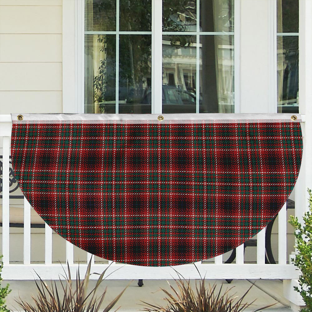 ScotsTee Shop Scottish Innes of Cowie Modern Tartan Non-Pleated Fan Flag Bunting Banner
