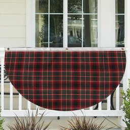 ScotsTee Shop Scottish Innes of Cowie Modern Tartan Non-Pleated Fan Flag Bunting Banner