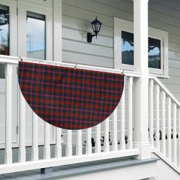 ScotsTee Shop Scottish MacPherson 6 Tartan Non-Pleated Fan Flag Bunting Banner