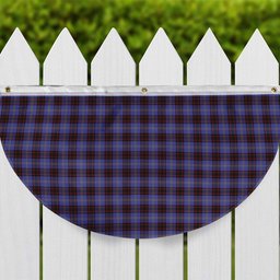 ScotsTee Shop Scottish Rutherford Tartan Non-Pleated Fan Flag Bunting Banner