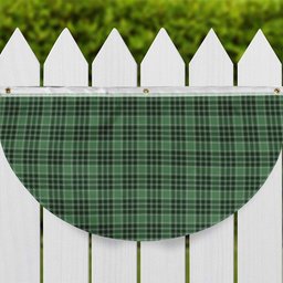 ScotsTee Shop Scottish MacDonald Lord of the Isles Hunting SC Tartan Non-Pleated Fan Flag Bunting Banner
