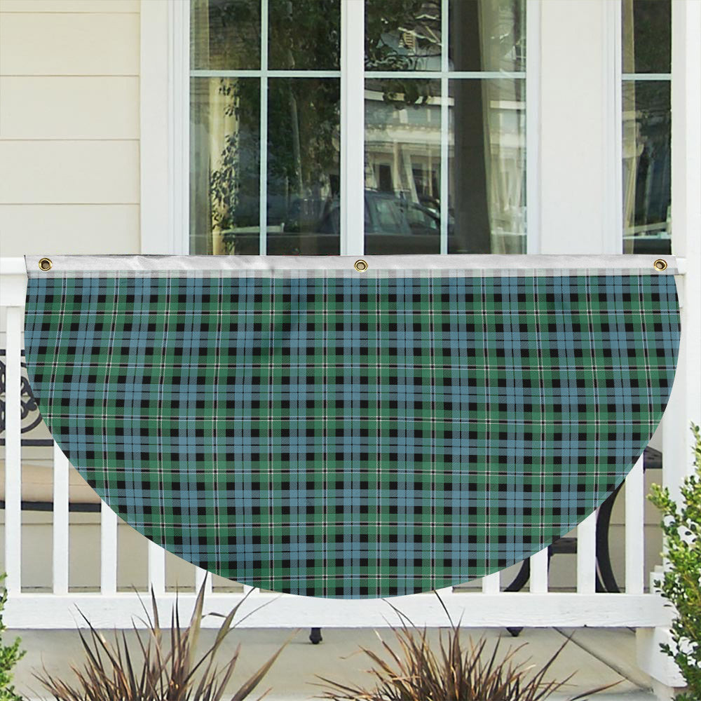 ScotsTee Shop Scottish Melville Modern Tartan Non-Pleated Fan Flag Bunting Banner
