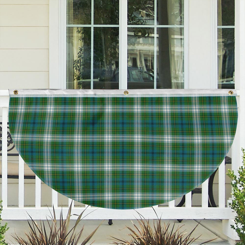 ScotsTee Shop Scottish Johnstone Dress Ancient Tartan Non-Pleated Fan Flag Bunting Banner
