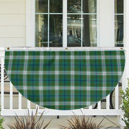 ScotsTee Shop Scottish Johnstone Dress Ancient Tartan Non-Pleated Fan Flag Bunting Banner