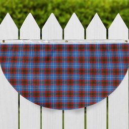 ScotsTee Shop Scottish Preston Tartan Non-Pleated Fan Flag Bunting Banner