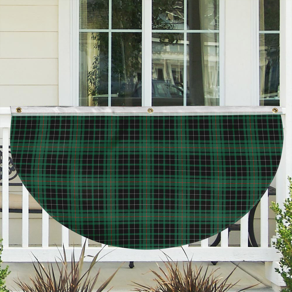 ScotsTee Shop Scottish MacAuley Hunting Ancient Tartan Non-Pleated Fan Flag Bunting Banner