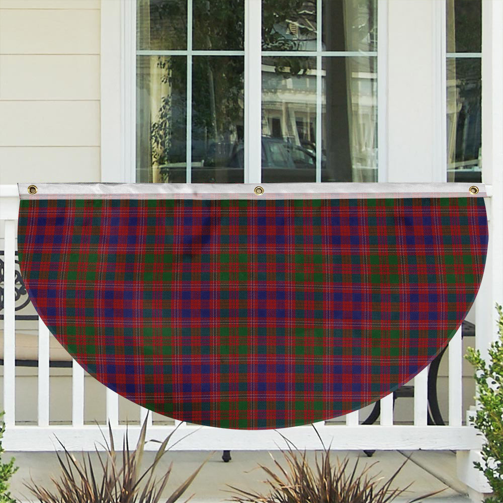ScotsTee Shop Scottish MacColl Hunting Tartan Non-Pleated Fan Flag Bunting Banner