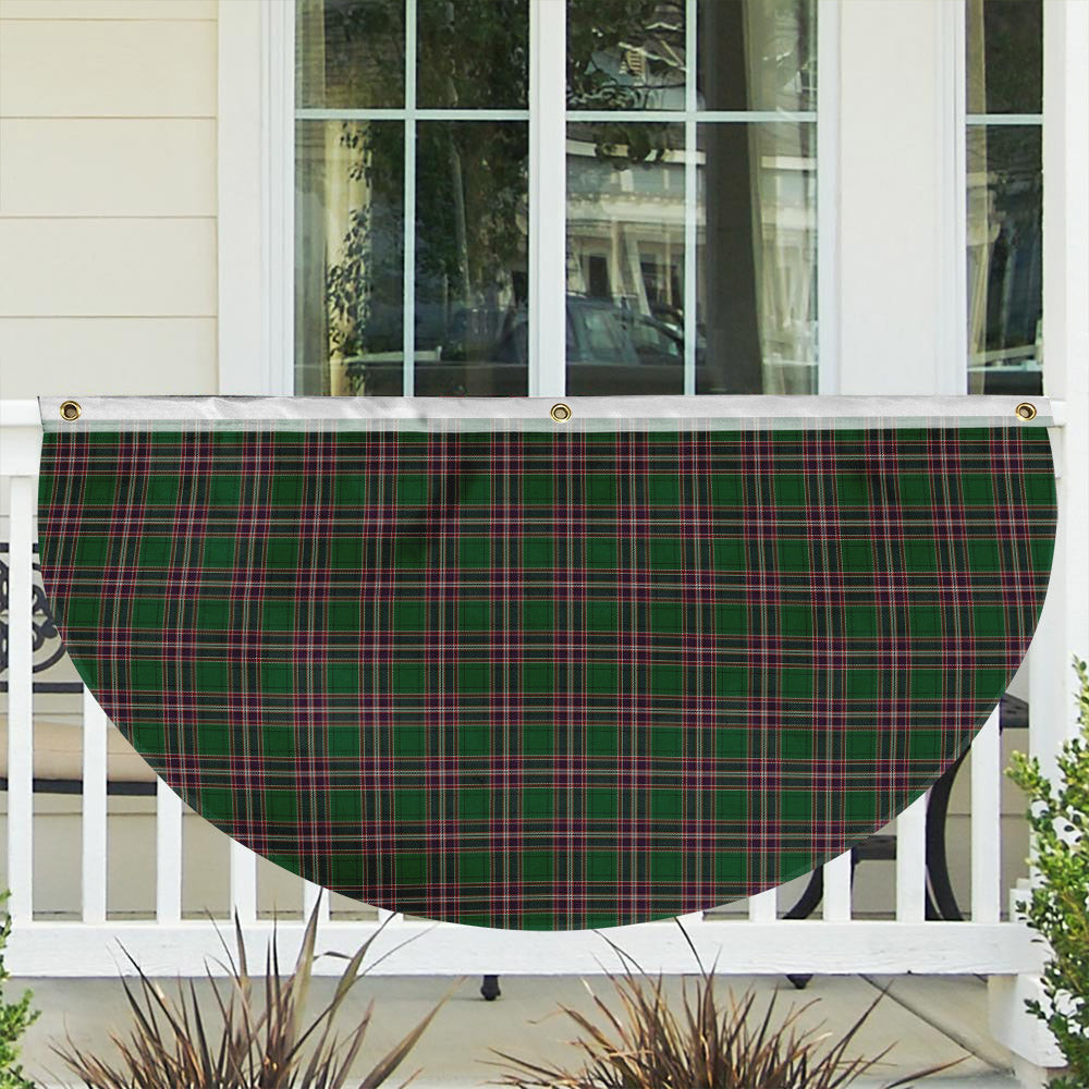 ScotsTee Shop Scottish MacFarlane Hunting Tartan Non-Pleated Fan Flag Bunting Banner