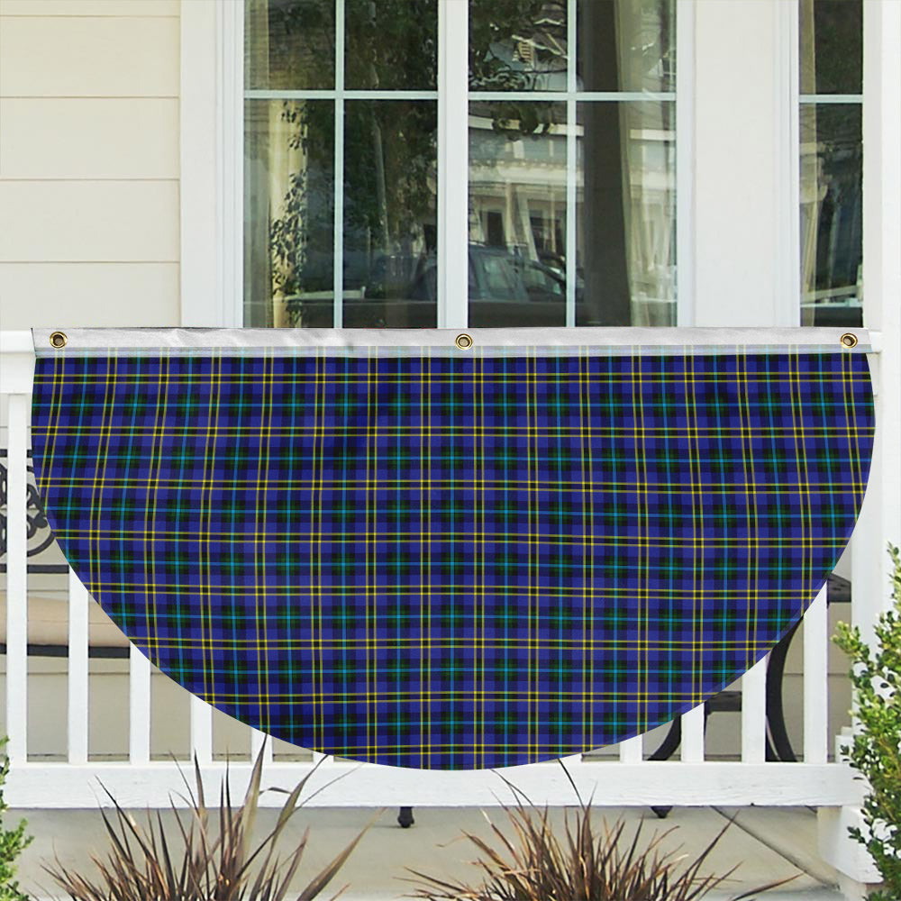 ScotsTee Shop Scottish Weir Modern SC Tartan Non-Pleated Fan Flag Bunting Banner