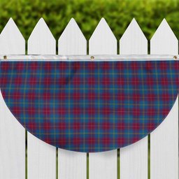 ScotsTee Shop Scottish Yarns to Yearn For Tartan Non-Pleated Fan Flag Bunting Banner