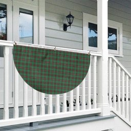 ScotsTee Shop Scottish McKinnon Hunting Ancient Tartan Non-Pleated Fan Flag Bunting Banner