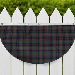 ScotsTee Shop Scottish Stewart of Appin Hunting Modern Clan Tartan Non-Pleated Fan Flag Bunting Banner