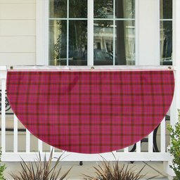 ScotsTee Shop Scottish Lumsden of Clova Modern Tartan Non-Pleated Fan Flag Bunting Banner