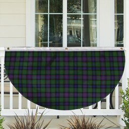 ScotsTee Shop Scottish Rankine Tartan Non-Pleated Fan Flag Bunting Banner