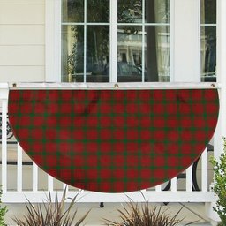 ScotsTee Shop Scottish Quarrie Tartan Non-Pleated Fan Flag Bunting Banner