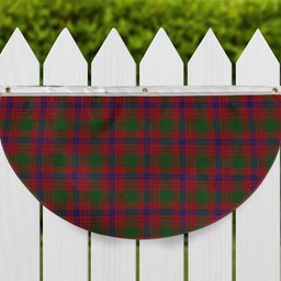 ScotsTee Shop Scottish Ross 6 Tartan Non-Pleated Fan Flag Bunting Banner