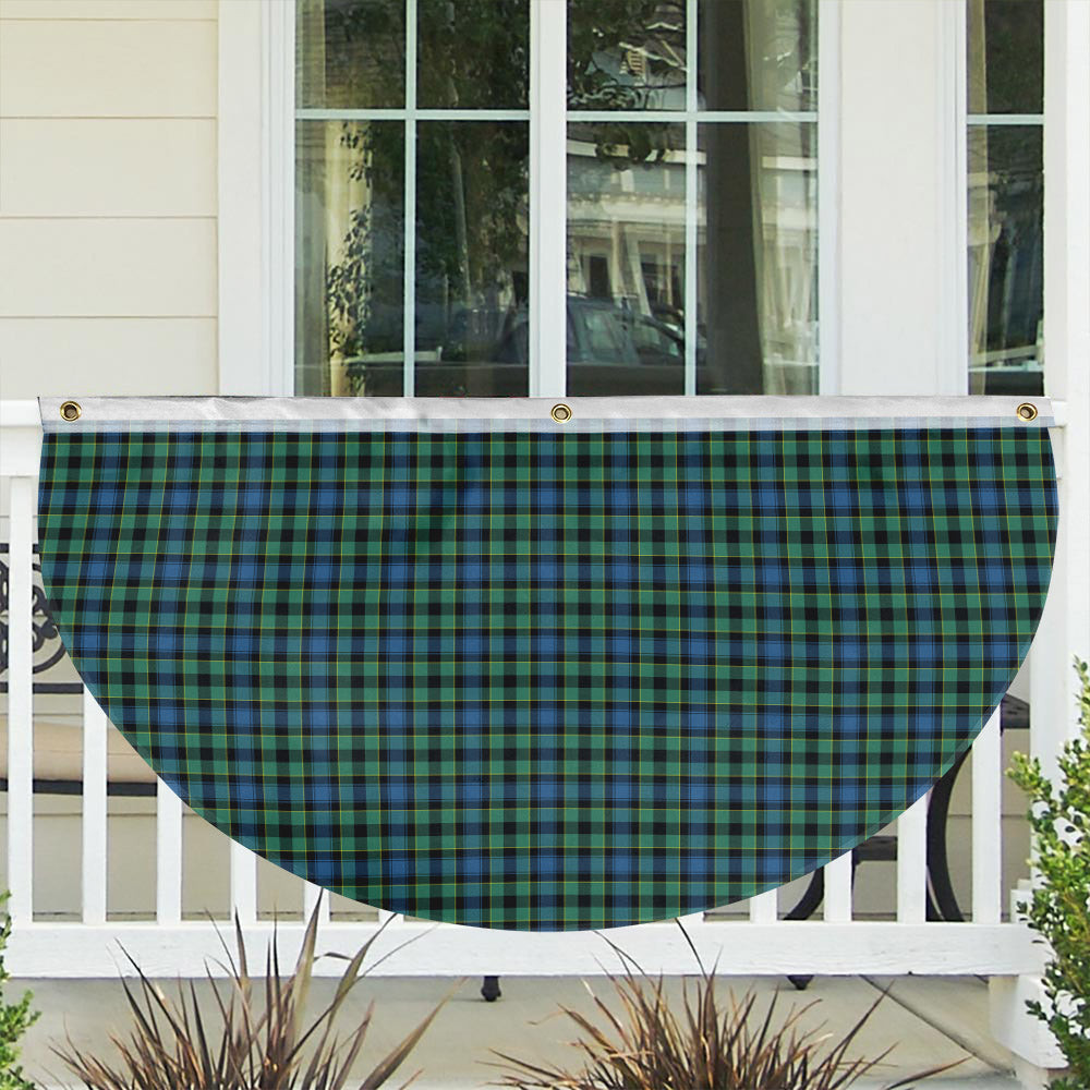 ScotsTee Shop Scottish Mouat Tartan Non-Pleated Fan Flag Bunting Banner