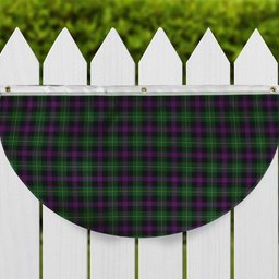 ScotsTee Shop Scottish Martin Hunting Tartan Non-Pleated Fan Flag Bunting Banner