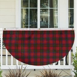 ScotsTee Shop Scottish MacQuarrie 3 Tartan Non-Pleated Fan Flag Bunting Banner