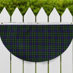 ScotsTee Shop Scottish Mowat Tartan Non-Pleated Fan Flag Bunting Banner
