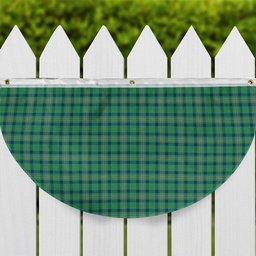 ScotsTee Shop Scottish Kennedy Ancient Tartan Non-Pleated Fan Flag Bunting Banner