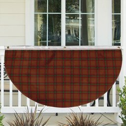 ScotsTee Shop Scottish McBrayer Tartan Non-Pleated Fan Flag Bunting Banner